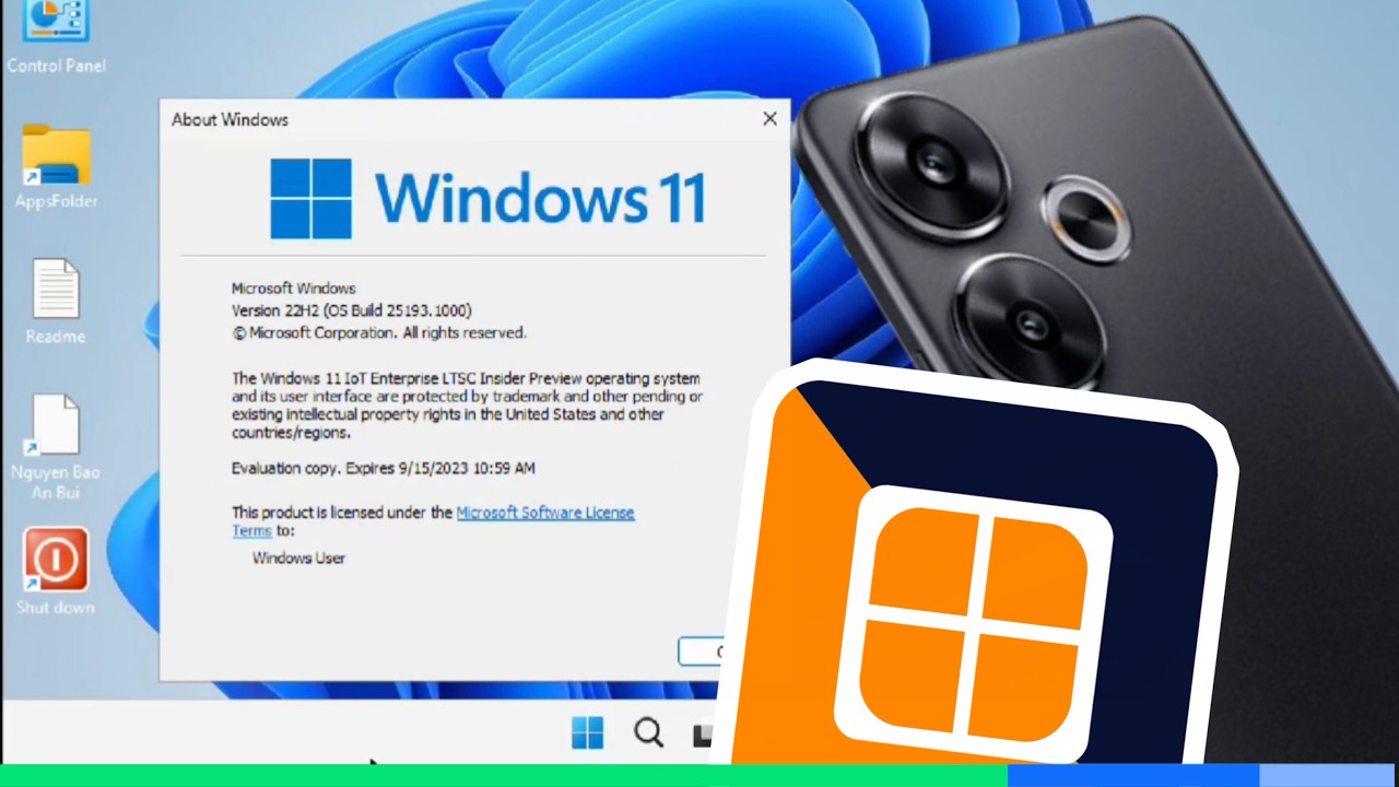Emulate Windows 11 IoT LTSC build 25193 on Android phones with Vectras VM