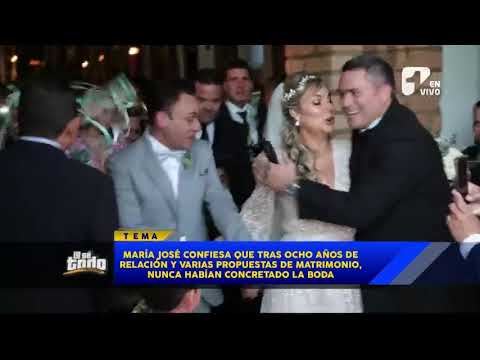 I Know Everything - This was Jean Carlos Centeno's wedding to María José Gutiérrez