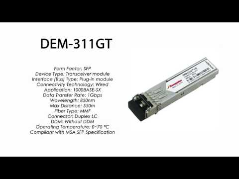 D-link dem-311gt 1000 base-sx mini gigabit interface convert...