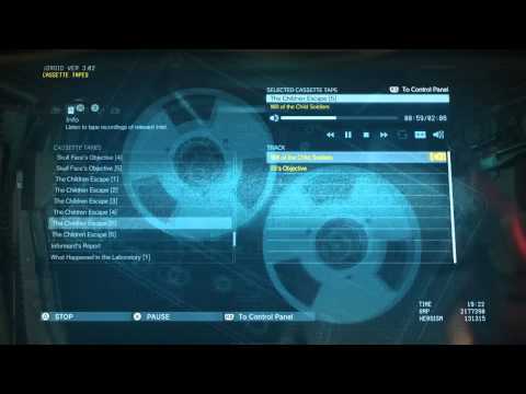 MGSV: TPP - Cassette Tape Recording - The Children Escape #1-6 (The Phantom Pain)