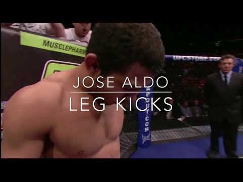 Jose Aldo: Leg Kicks