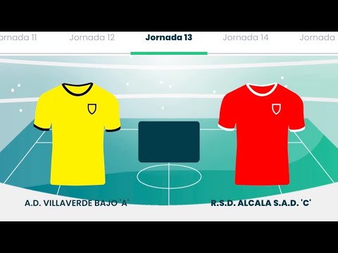 A.D. VILLAVERDE BAJO 'A' vs R.S.D. ALCALA S.A.D. 'C' PRIMERA DIVISION AUTONOMICA CADETE - Grupo 3 --