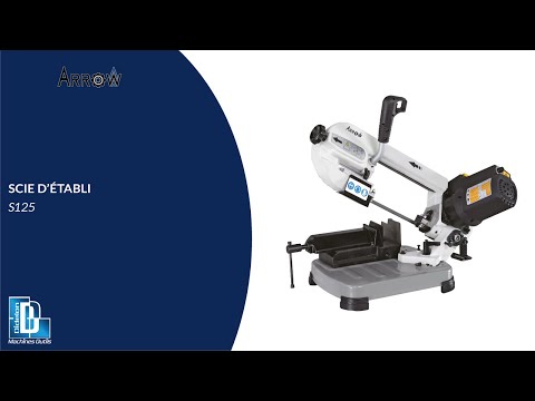 Scie à ruban portative ARROW - S125 - Coupe angulaire 0° à 60° - Précision élevée - Variateur de vitesse_8