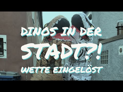 WETTE EINGELÖST! DINOS MACHEN DIE STADT UNSICHER!