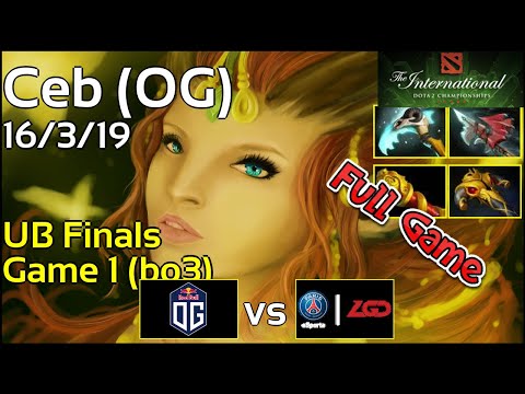 TI8: OG.Ceb - TI8 Main Event - UB Finals - TI 2018 - Full Game Enchantress