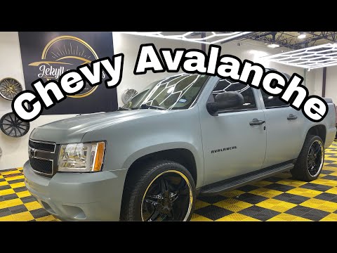How to turn a 2009 Chevy Avalanche into a 2022 upgrade by JekyllandHydes Custom Auto.