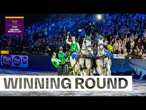 Bram Chardon speeds up Stockholm! | FEI Driving World Cup™ Stockholm 2023