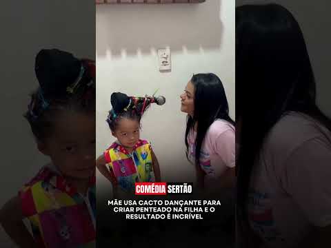 Em Baraúna, no Rio Grande do Norte, a Larissa Nayane elevou o nível da brincadeira no “Dia do Cabelo