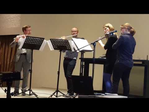 Beau4 Flute Quartet: Antonio De Angelis - Running