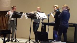 Beau4 Flute Quartet: Antonio De Angelis - Running