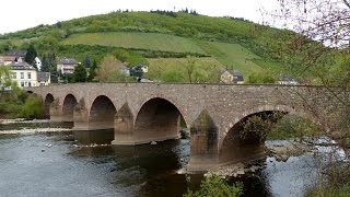 preview picture of video 'Drususbrücke Bingen am Rhein mit Brückenkapelle'