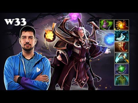w33 - Invoker Midlane | Dota 2 7.31b Gameplay