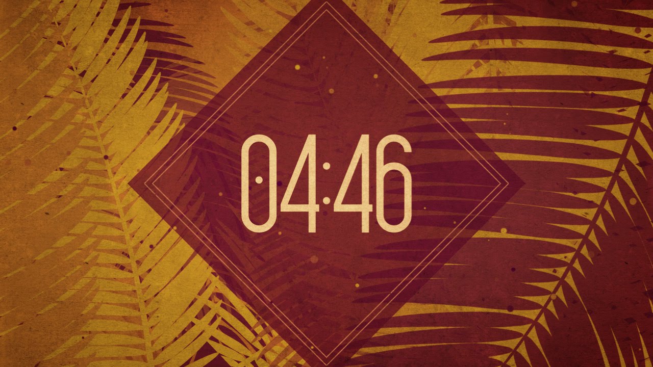 Palm Sunday Watercolors Countdown 5 Minute Countdown Loop by Motion Worship