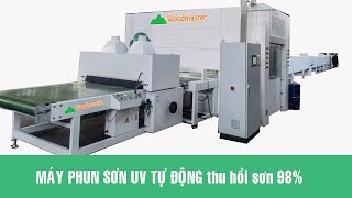 Máy phun sơn UV sơn lót, băng tải sấy khô WM-PT1300AT