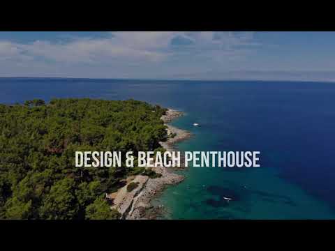 Design & Beach Ferienwohnung Mali Losinj - Penthouse mit Dachterrasse und traumhaftem Meerblick