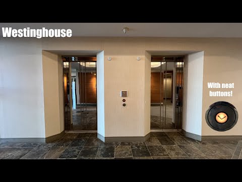 Neat Call Buttons! 1987 Westinghouse Hydraulic Elevators @ 2458 Old Dorsett - Maryland Heights, MO