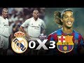 Real Madrid 0 x 3 Barcelona 2005 - Ronaldo X Ronaldinho (Goals & Extended Highlights)