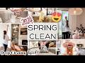 SPRING CLEAN WITH ME Real Life Cleaning Motivation TIPS