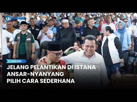 Jelang Pelantikan di Istana Ansar-Nyanyang Pilih Cara Sederhana