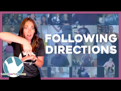 Following Directions in ASL | LHTS Intensive Sneak Peek