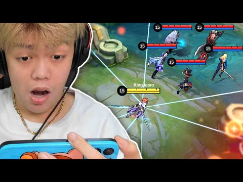 KINGJASRO AGAINST FIVE ENEMY!! INTENSE DAMAGE!! INTENSE CABLES!! (30/0/10) - Mobile Legends