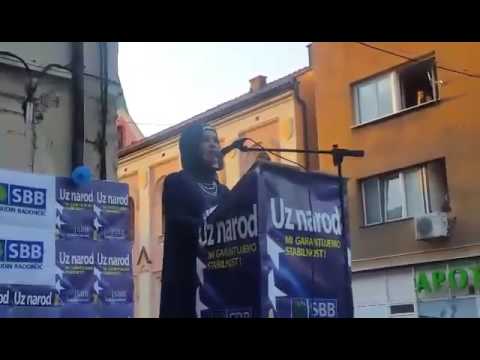 Obraćanje Lejle Porče na skupu SBB-a u Travniku, 30.09.2016.