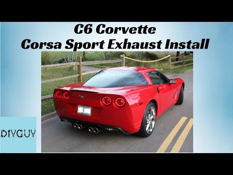 Corsa Sport Exhaust Installation- C6 Corvette