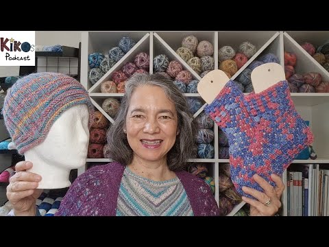 Kiko's Knitting Podcast #297 - Hat & Slippers