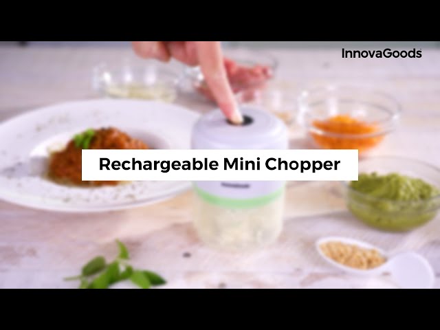 Chopper portatile ricaricabile Innovagoods Echoppie Mini video