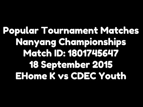 CDEC Youth Win! EHome K vs CDEC Youth 09182015 8:07 PM MID1801745647 Nanyang Championships