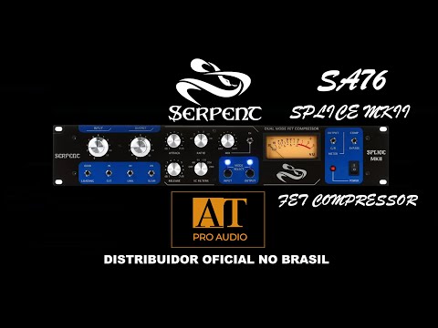 SERPENT AUDIO SA-76 SPLICE MKII DUAL MODE FET COMPRESSOR - AT PROAUDIO BRAZIL