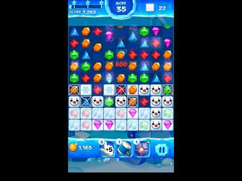 Jewel Pop Mania:Match 3 Puzzle Level 61 ( Jewel Ice Episode ) - Walkthrough ( No Booster )