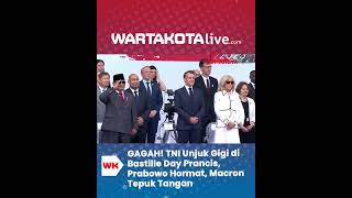 Download lagu GAGAH! TNI Unjuk Gigi di Bastille Day Prancis, Prabowo Hormat, Macron Tepuk Tangan mp3