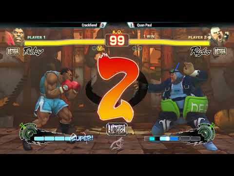 WNF Oakland 2019 S2.2 - USFIV Winners Round 2 Crackfiend (Balrog) vs Quan Paul (Rufus, Hugo)