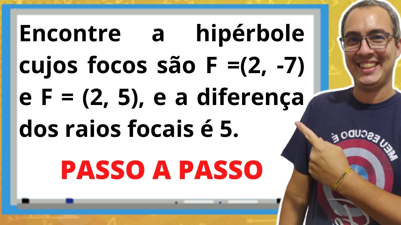 EQUAÇÃO DA HIPÉRBOLE EXERCÍCIO RESOLVIDO