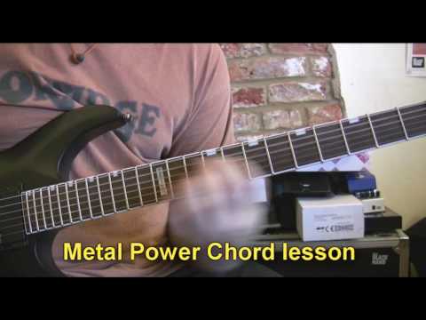 Doom & Death Metal Power Chords - Guitar Lesson with ESP Guitars Artist Rob Chapman