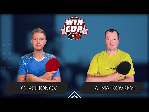17:45 Oleksandr Pohonov - Andrii Matkovskyi West 4 WIN CUP 03.12.2023 | TABLE TENNIS WINCUP