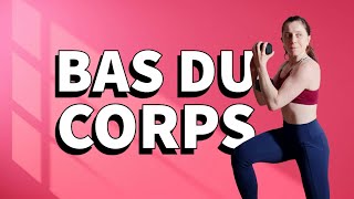 15 MIN RENFO BAS DU CORPS | Cuisses et fessiers sculptés et renforcés à la maison | + Haltères
