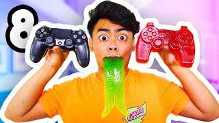 GUMMY VS REAL FOOD 8!