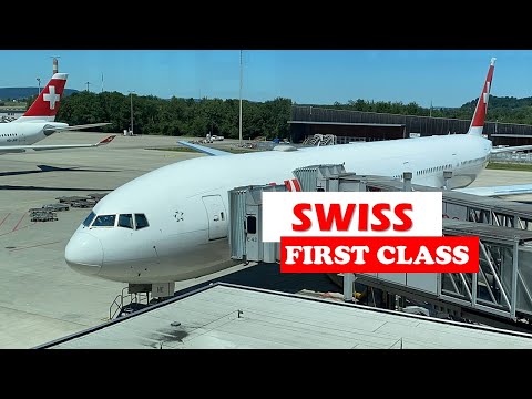 SWISS FIRST CLASS Zurich to San Francisco Boeing 777-300er LX38