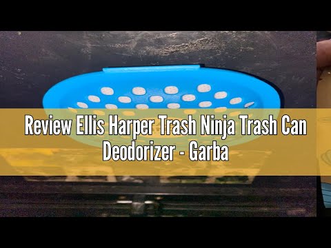 Trash Ninja Trash Odor Eliminator – Long-Lasting Citrus Scent Deodorizer with Activated Charcoal, Stick-On Freshener for Garbage Can, Fridge, Bathroom, Kitchen, and Diaper Pail Odors video review thumbnail