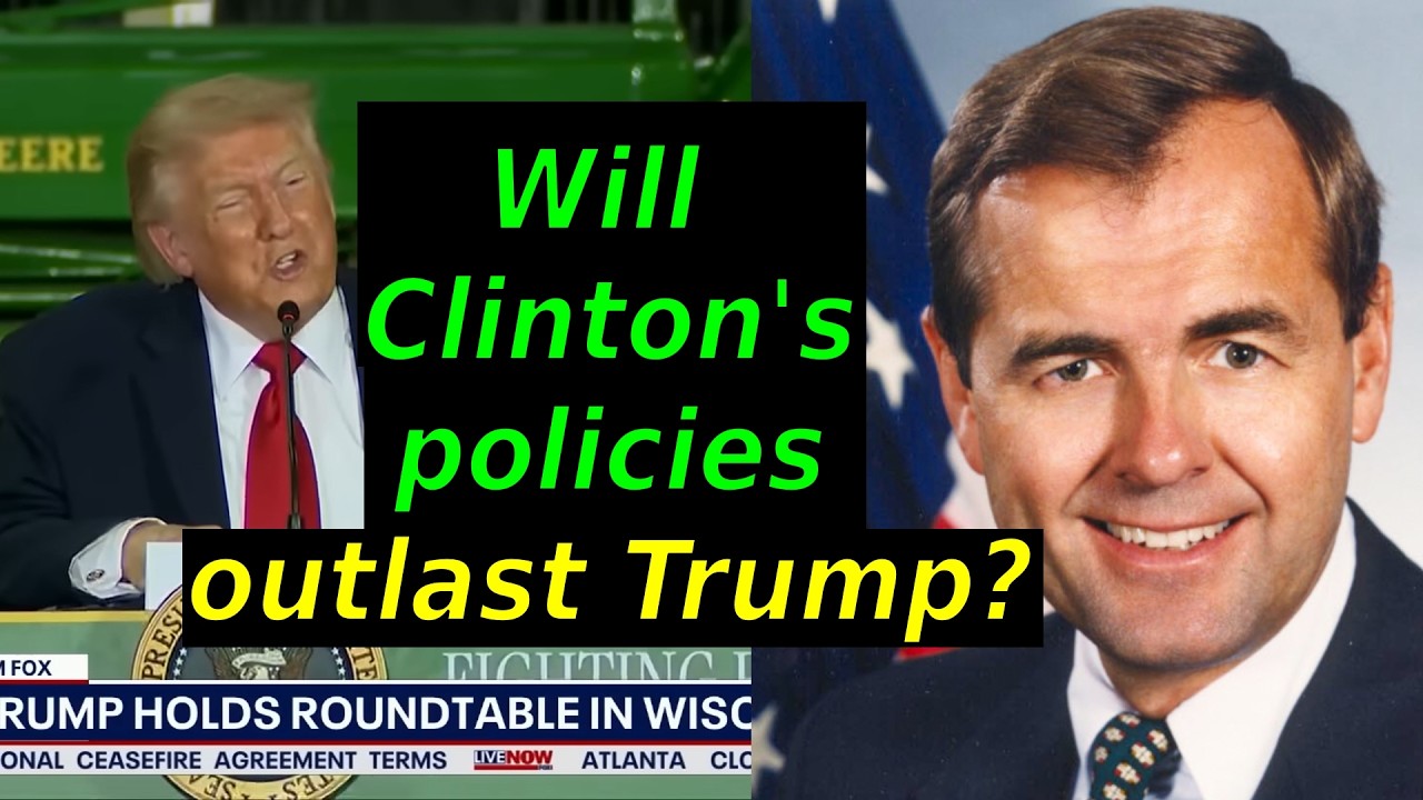 Trump hates Bill Clinton's policies; will he DO something about it?