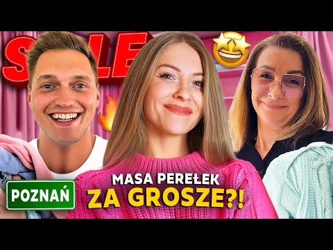 6 ZŁ SZTUKA?! 😱 OBKUPILIŚMY SIĘ GÓRĄ UBRAŃ NA ZAKUPACH Z MAMĄ I MĘŻEM W LUMPEKSIE! 🤩