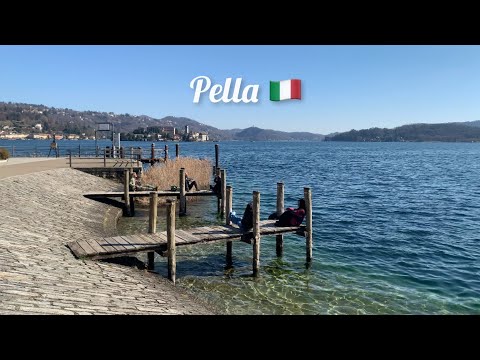 Pella 🇮🇹 Walking tour in province of Novara, Piedmont. Spring in Italy ☀️