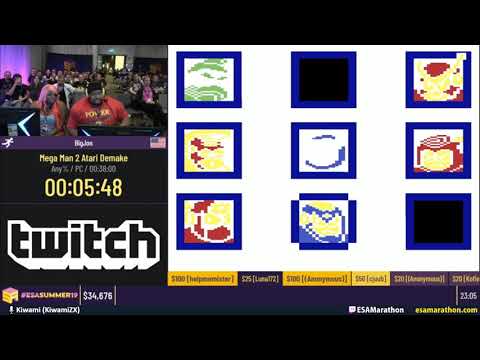 Mega Man 2 Atari Demake (Any%) por BigJon - ESA Summer 2019