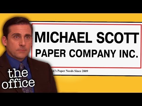The WHOLE Michael Scott Paper Company Story - The Office US