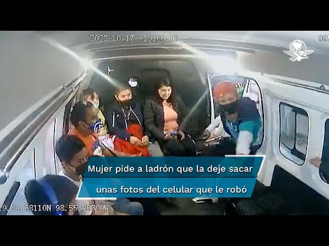 "¿Puedo sacar unas fotos?”, así reaccionó mujer en asalto a combi en la México- Texcoco