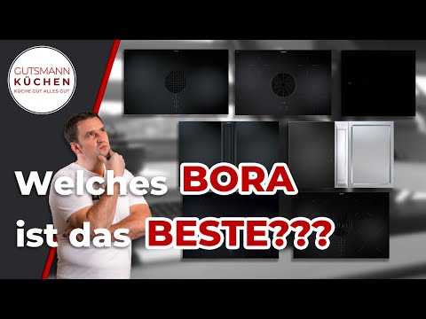 Comparison of BORA cooktops with integrated extractor hood including FREE comparison table!