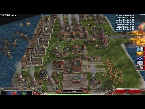 " The Napalm Bomb is ready. He he he. " CHINA Infantry -Command & Conquer Generals Zero Hour- 1 vs 5