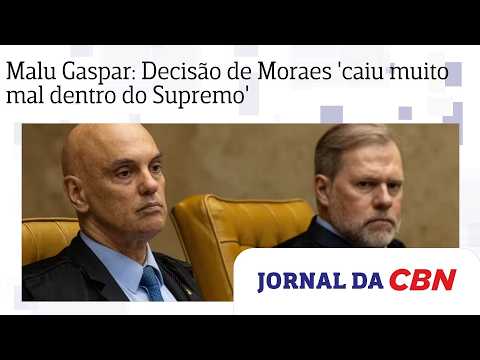 Malu Gaspar: Decisão de Moraes 'caiu muito mal dentro do Supremo'